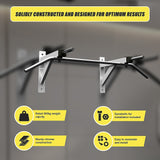 Wall Mounted Chin Up Bar Pull Up - Rear View