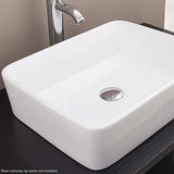 Above Counter Bathroom Vanity Square Basin - Front View