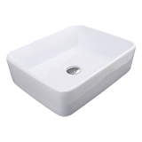 Above Counter Bathroom Vanity Square Basin - Top-Down View