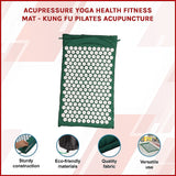 Acupressure Yoga Health Fitness Mat - Kung Fu Pilates Acupuncture - Side View
