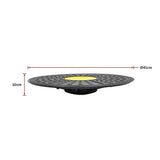 Pilates Fitness Wobble Balance Board - Close-Up Angle