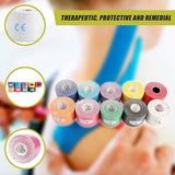 10 Rolls Muscle & Injury Kinesiology Sports Tape 5m x 5cm  Waterproof Support