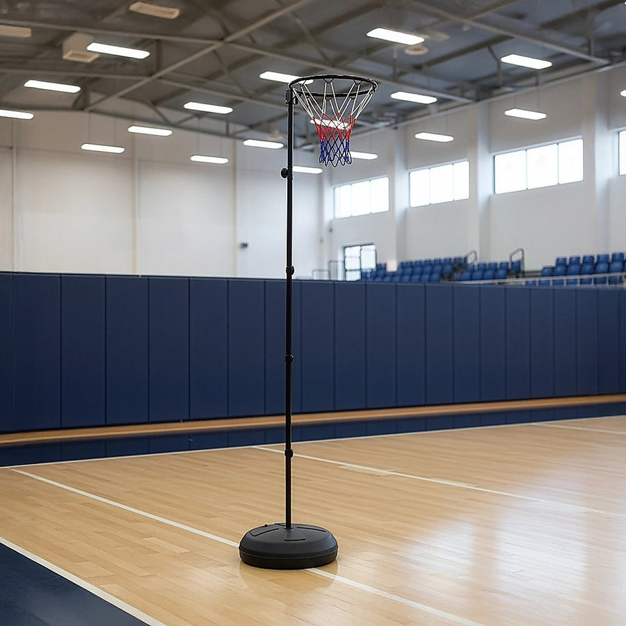 Netball Ring with Stand Portable Pole Height Adjustable, Adjustable Height