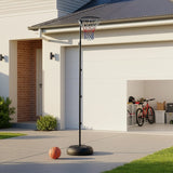 Netball Ring with Stand Portable Pole Height Adjustable - Rear View
