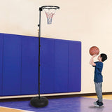 Netball Ring with Stand Portable Pole Height Adjustable - Front View