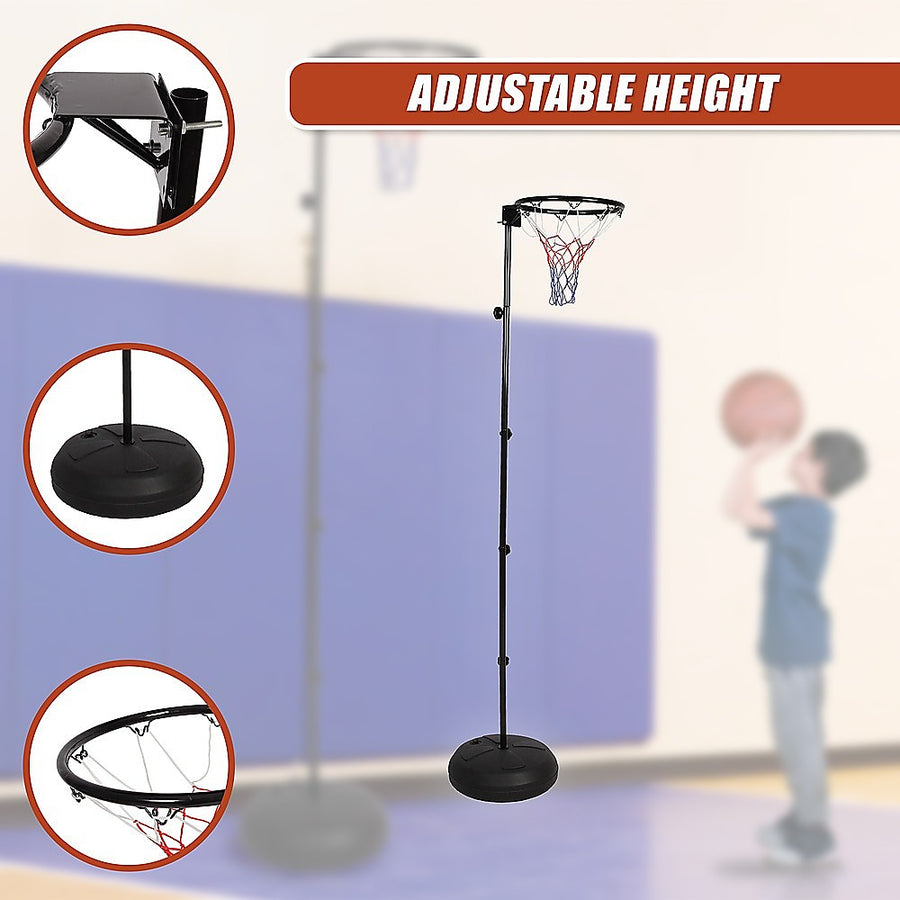 Netball Ring with Stand Portable Pole Height Adjustable, image 7