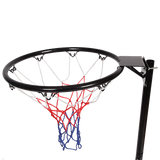 Netball Ring with Stand Portable Pole Height Adjustable - Top-Down View