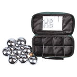 Deluxe Boules Bocce 8 Alloy Ball Set