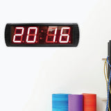 Digital Timer Interval Fitness Clock with LED Display for Home Gym Workouts