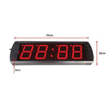 Digital Timer Interval Fitness Clock with LED Display for Home Gym Workouts