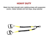 Suspension Trainer Straps Workout - Close-Up Angle
