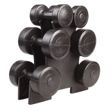 12kg Dumbbell Weights Set with Rack for Home Gym Training
