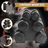 12kg Dumbbell Weights Set - Low Angle