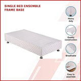 Single Bed Ensemble Frame Base - Side View