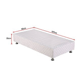 Single Bed Ensemble Frame Base - Close-Up Angle