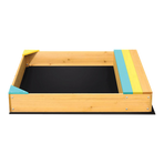 Wooden Kids Backyard Sandbox Children Outdoor Play Toy Sandpit