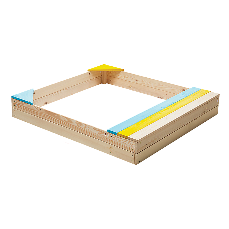 Wooden Kids Backyard Sandbox Children Outdoor Play Toy Sandpit