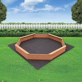 Kids Sand Pit Large Octagonal Wooden Sandpit - 45-Degree Angle