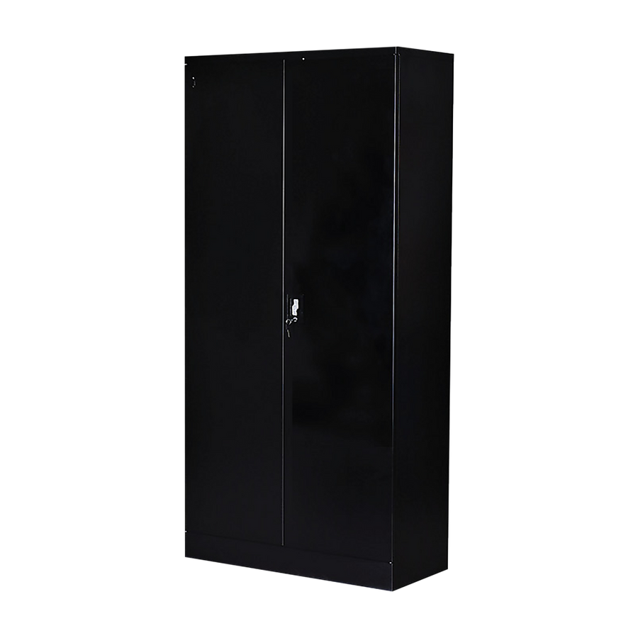 Two-Door Shelf Office Gym Filing Storage Locker Cabinet Safe