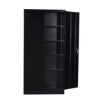Two-Door Shelf Office Gym Filing Storage Locker Cabinet Safe