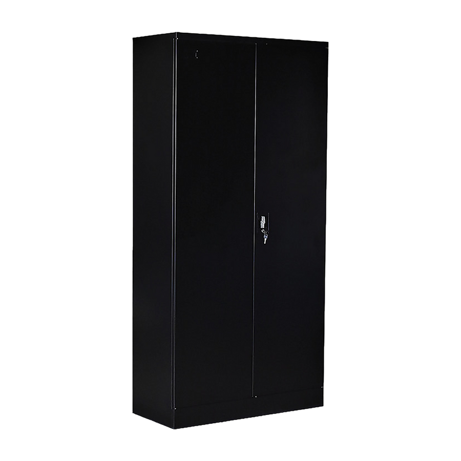 Two-Door Shelf Office Gym Filing Storage Locker Cabinet Safe