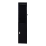 Two-Door Office Gym Shed Storage Lockers - Top-Down View