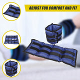 5kg Adjustable Ankle/Wrist Weight Straps - Low Angle