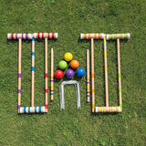 Croquet Set For Up To 6 Players Complete Outdoor Lawn Game Set For Family Gatherings And Events - Front View