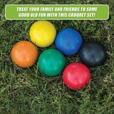 Croquet Set - Up to 6 Players - Rear View