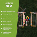 Croquet Set - Up to 6 Players - Close-Up Angle