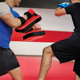 2 x Thai Boxing Punch Focus Pad Mitts Training Hit Strike Shield - Front View