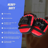 2 x Thai Boxing Punch Focus Gloves Kit Training Red & Black Pads