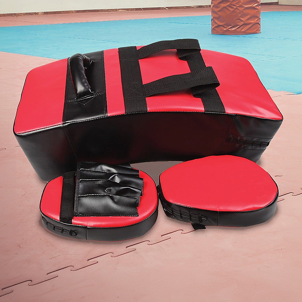 Kickboxing Shield & Punching Pad Combo Sparring Training Strike Set