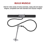 Forearm Wrist Grip Strength Roller Exercise Bar Home Gym Training - 45-Degree Angle