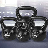 4pcs Exercise Kettle Bell Weight Set 20KG - 45-Degree Angle