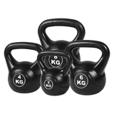 4pcs Exercise Kettle Bell Weight Set 20KG - Rear View