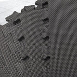 4 Tiles EVA Interlocking Gym Floor Mats  Home Fitness Puzzle Exercise Mat Set