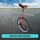 24'' Pro Circus Unicycle Bike - Low Angle