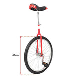 24 Inch Pro Circus Unicycle for Performance Training Indoor Show Use