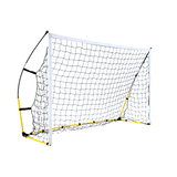 8' x 5' Soccer Football Goal Foot Portable Net Quick Set Up - 45-Degree Angle