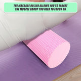 45 x 15cm Physio Yoga Pilates Foam Roller - Low Angle