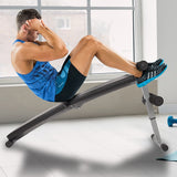 Adjustable Abdominal Crunch Sit Up Bench - Front View