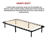 Single Metal Bed Frame - Bedroom Furniture - Extra Image