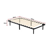 Single Metal Bed Frame - Bedroom Furniture - Extra Image
