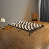Double Metal Bed Frame - Bedroom Furniture - Close-Up Angle