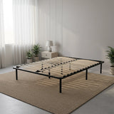 Queen Metal Bed Frame - Bedroom Furniture - Front View