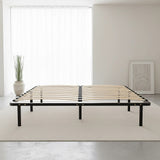 Queen Metal Bed Frame - Bedroom Furniture - Close-Up Angle