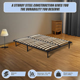 Queen Metal Bed Frame - Bedroom Furniture - Side View