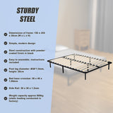 Queen Metal Bed Frame - Bedroom Furniture - Extra Image