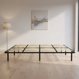 King Metal Bed Frame - Bedroom Furniture - 45-Degree Angle
